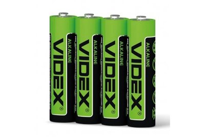 Батарейка лужна Videx LR03/AAA 4шт в упаковці LR03_AAA_4 фото