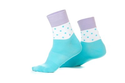 Шкарпетки ONRIDE FOOT колір блакитний, білий 6936116000582 фото