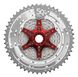 Касета 11-k 11-51T SUN RACE MX8 MTB, алюмінієвий павук, Metallic Silver CAS-37-00 фото 2