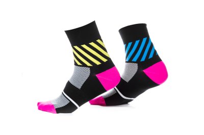 Шкарпетки ONRIDE FOOT колір mix рожевий, чорний, жовтий 6936116000587 фото