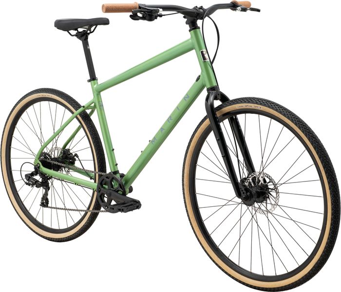 Велосипед 28" Marin Kentfield 1 рама - XL 2024 Gloss Green/Black/Gray SKE-68-90 фото