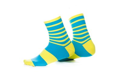 Шкарпетки ONRIDE FOOT колір блакитний, жовтий 6936116000585 фото