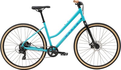 Велосипед 28" Marin Kentfield 1 ST рама - L 2024 Gloss Light Blue/Black/Brown SKE-86-12 фото