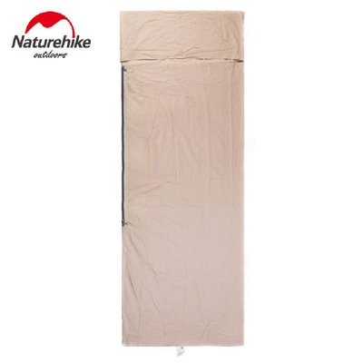 Підкладка для спального мішка Naturehike NH15S012-D (розмір M), бавовна, бежева 6927595776940 фото