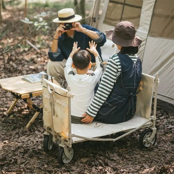 Складаний візочок ТС07 Naturehike CNH22JU014, бежевий 6927595714591 фото