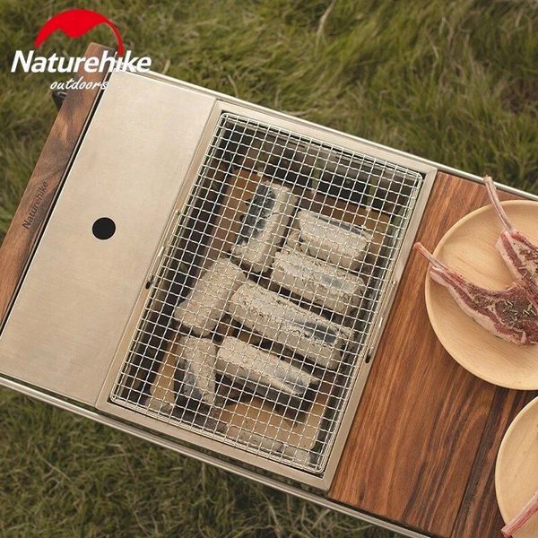 Гриль портативний Naturehike Picnic BBQ Grill NH20CJ006, р-р L, сталь 6927595767672 фото