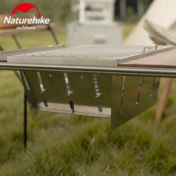 Гриль портативний Naturehike Picnic BBQ Grill NH20CJ006, р-р L, сталь 6927595767672 фото