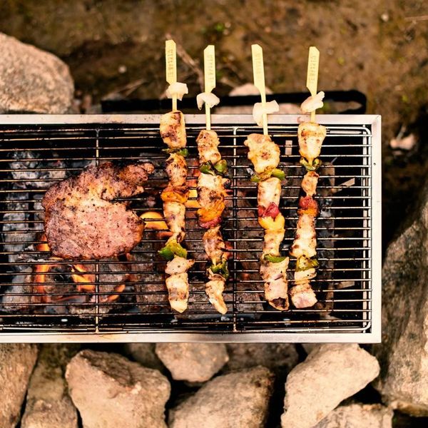 Гриль портативний Naturehike Picnic BBQ Grill NH20CJ006, р-р L, сталь 6927595767672 фото