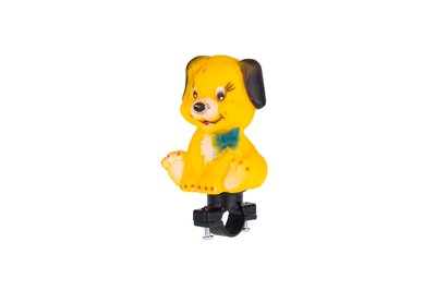 Дзвоник-іграшка TW собачка, жовтий 4715198713063 фото