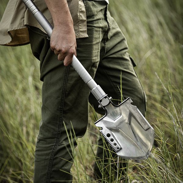 Лопата Naturehike Multifunctional outdoor shovel NH20GJ002, сріблястий 6927595761847 фото