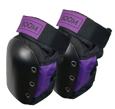 Захист для колін Boom Solid Black/Purple L GUR-35-27 фото