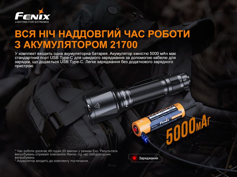 Ліхтар ручний Fenix TK22TAC TK22TAC фото