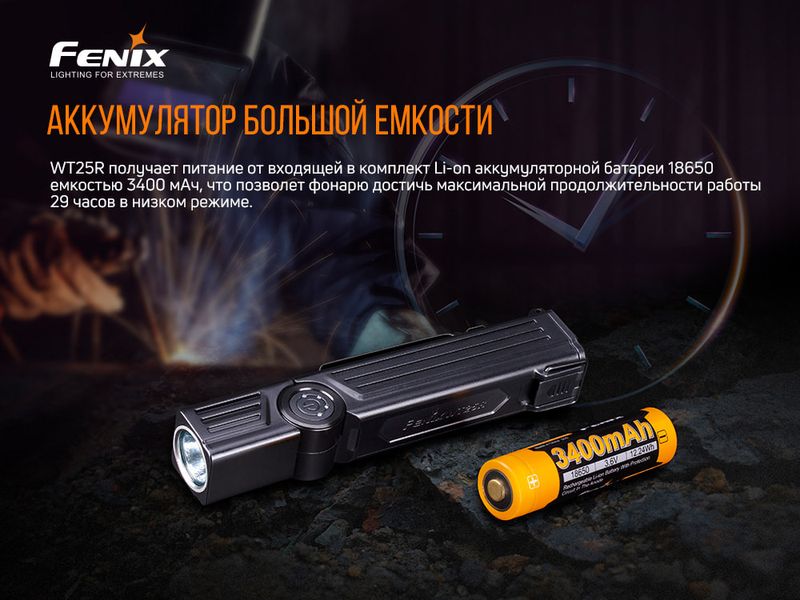 Ліхтар ручний Fenix WT25R WT25R фото