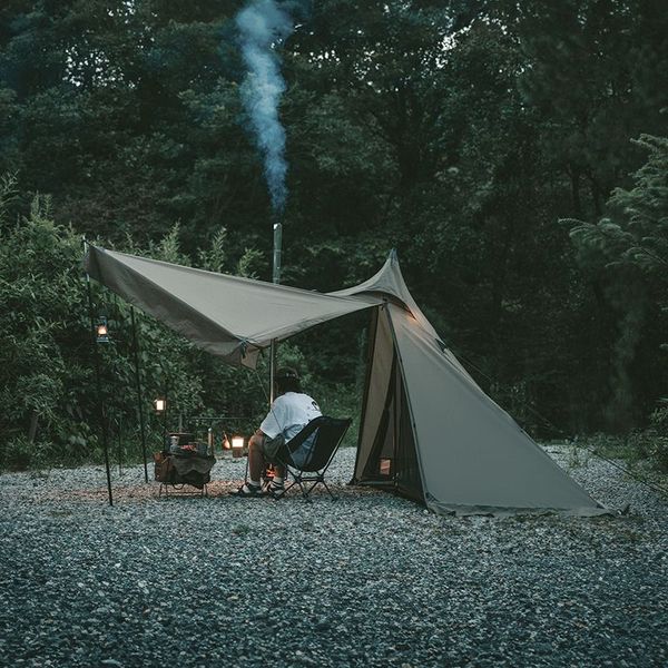 Намет із гострою верхівкою Naturehike CNK2300ZP025, коричневий 6976023922534 фото