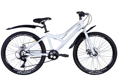Велосипед ST 24" Discovery FLINT DD рама - з крилом Pl 2024 (білий (м)) OPS-DIS-24-344 фото