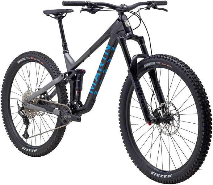 Велосипед 29" Marin Alpine Trail Carbon 1 рама - XL 2024 Gloss Black/Blue SKE-31-56 фото