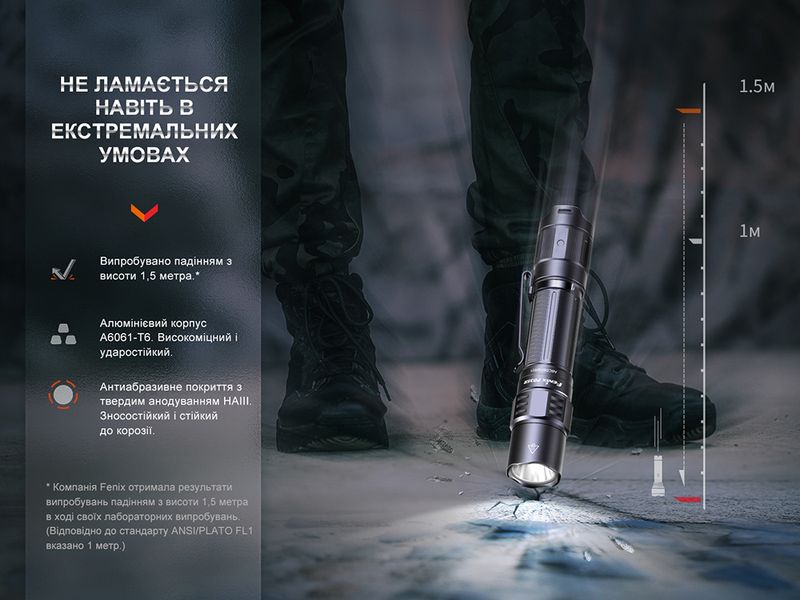 Ліхтар тактичний акумуляторний Fenix PD35R PD35R фото