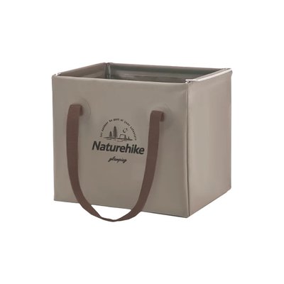 Складаний контейнер для води з ПВХ Naturehike CNH22SN002, 20л, світло-коричневий 6927595795132 фото