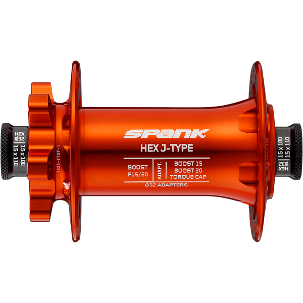 Втулка передня SPANK HEX J-TYPE Boost F15/20, Orange C04HJ122600ASPK фото