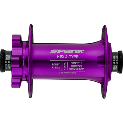 Втулка передня SPANK HEX J-TYPE Boost F15/20, Purple C04HJ122700ASPK фото