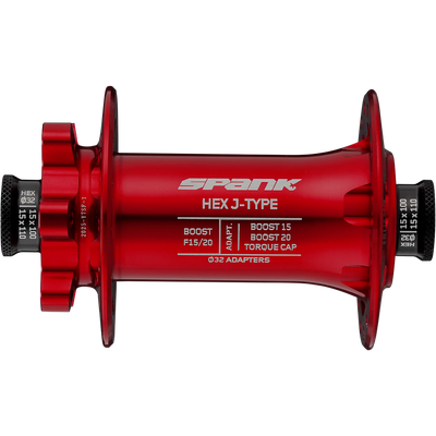 Втулка передня SPANK HEX J-TYPE Boost F15/20, Red C04HJ122300ASPK фото