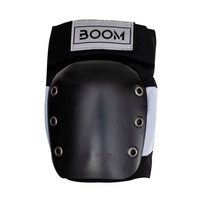 Захист для колін Boom Solid Black/Silver S GUR-51-13 фото