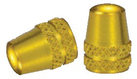 Ковпачок Alligator для ніпелів Schrader AV золотистий, комлект 2 шт. LY-VC02GN#P2 фото
