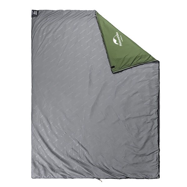 Спальник надлегкий Naturehike LW180 NH21MSD04 лівий, (15°C), p-p XL, темно-зелений 6927595786956-L фото