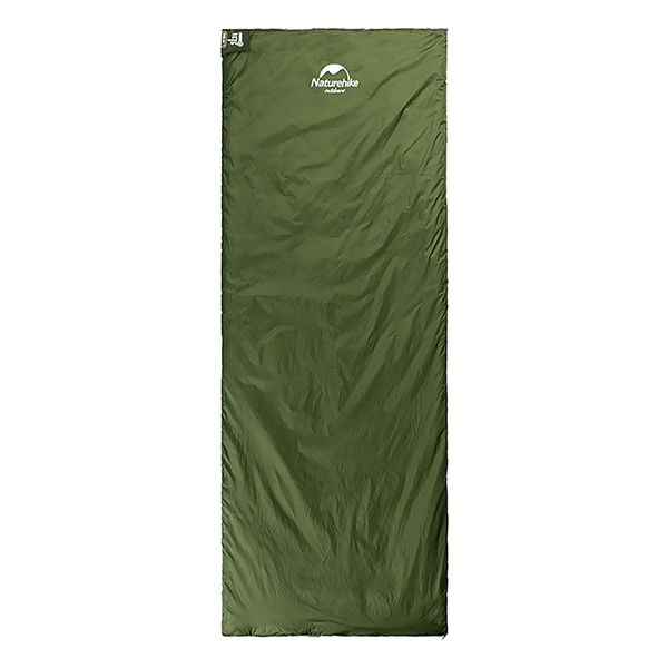 Спальник надлегкий Naturehike LW180 NH21MSD04 лівий, (15°C), p-p XL, темно-зелений 6927595786956-L фото