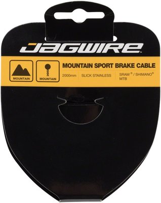 Трос для гальма JAGWIRE 94SS2000 шліфована нержавіюча сталь - 1.5X2000мм - SRAM / Shimano MTB CAB-91-46 фото